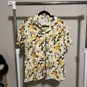 Floral Button Up